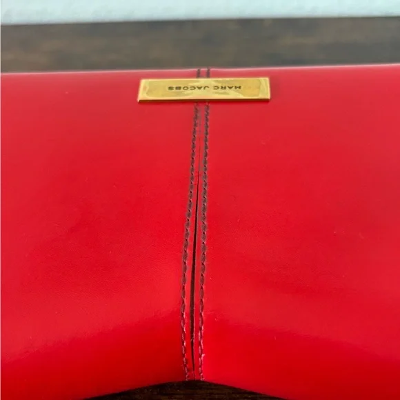 Marc Jacobs Red Leather Crossbody Bag - Picture 7 of 10
